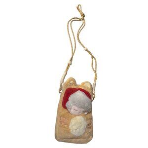 PopMart Dimoo World Sleepy Fortune Cat Plush Crossbody Bag
